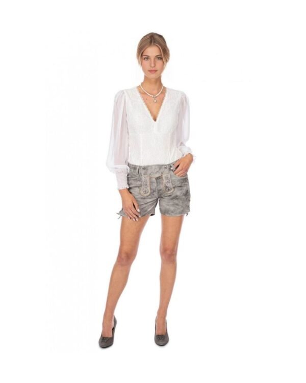 Isarstein Frosted Gray Women’s Lederhosen