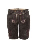 Greta Plum Brown Women’s Lederhosen