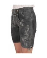 Garmisch – Charcoal Women’s Lederhosen - Image 2