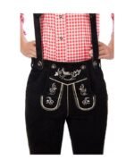 Isny – Charcoal Night Female Bundhosen (Knee-Length) - Image 2