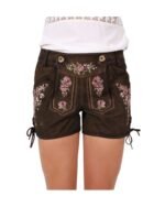 Tegernsee – Floral Cocoa Women Lederhosen - Image 2