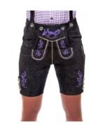 Mindelheim – Midnight Violet Men’s Lederhosen - Image 2