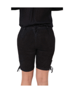 Anika – Deep Black Women’s Lederhosen - Image 3