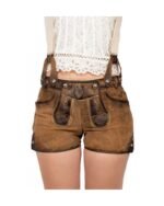 Leni – Burnt Sienna Women’s Lederhosen - Image 3