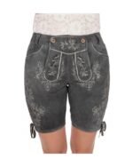 Garmisch – Charcoal Women’s Lederhosen - Image 3