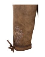 Albrecht Chestnut Suede Bundhosen - Image 3