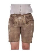 Oberammergau – Rustic Fawn Women Lederhosen - Image 3