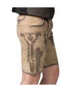 Mittenwald Fawn Brown Lederhosen – Bavarian Suede - Image 3