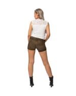 Regensburg – Aged Mocha Women’s Lederhosen - Image 4