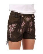 Tegernsee – Floral Cocoa Women Lederhosen - Image 4