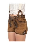 Leni – Burnt Sienna Women’s Lederhosen - Image 5