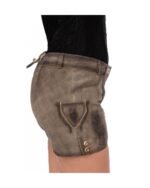 Brunhilde – Weathered Taupe Women’s Lederhosen - Image 6