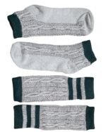 Ingolstadt – Oktoberfest White & Green Bavarian Loferl Socks - Image 8