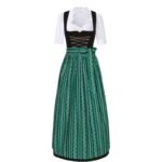 Maxi Dirndl – Black & Green Oktoberfest Dress