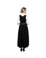 Emerald Green & Black Laced Maxi Dirndl - Image 3