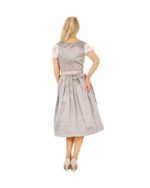 Amira – Dusty Rose & Mink Satin Midi Dirndl - Image 4