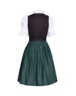 Blackberry & Pine Green Laced Midi Dirndl - Image 5