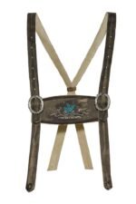 Ralf – Anthracite Brown Bavarian Leather Suspenders