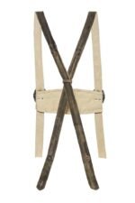 Ralf – Anthracite Brown Bavarian Leather Suspenders - Image 2