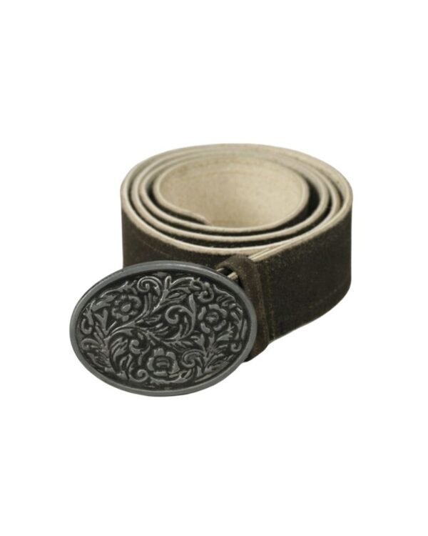 Regensburg – Antique Umber Lederhosen Belt