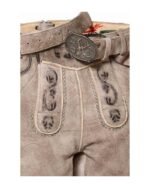 Gunther Stone Beige Classic Lederhosen for Men - Image 2