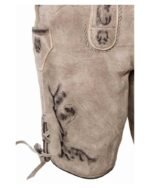 Gunther Stone Beige Classic Lederhosen for Men - Image 3