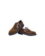 Bavarian Camel Brown Lederhosen Shoes with Embroidery - Image 2