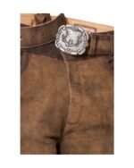 Albrecht Chestnut Suede Bundhosen - Image 2