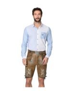 Lukas Rustic Bronze Bavarian Classic Lederhosen for Men