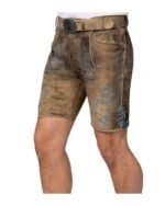 Golden Meadow Leather Shorts – Regensburg Style - Image 4