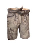 Berchtesgaden Ash-Grey Traditional Lederhosen