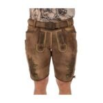 Berchtesgaden Forest Green Embroidered Lederhosen