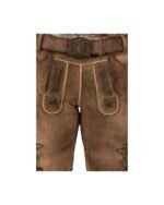 Berchtesgaden Forest Green Embroidered Lederhosen - Image 2