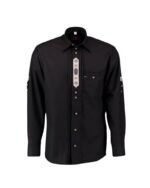 Black Men’s Lederhosen Shirt