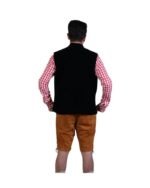 Black Trachten German Waistcoat