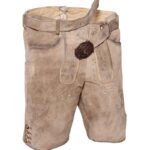 Erich Tan Embroidered Lederhosen – Traditional Bavarian Style
