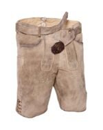 Erich Tan Embroidered Lederhosen – Traditional Bavarian Style