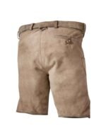 Erich Traditional Tan Embroidered Lederhosen - Image 4