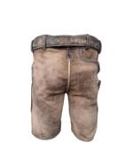 Coburg – Vintage Brown Lederhosen with Classic Scroll Detailing - Image 6