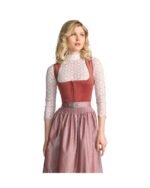 Aubing – Antique Rose Brocade Midi Dirndl - Image 6