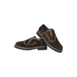 Dark Brown Lederhosen Embroidery Shoes