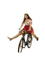 Rosalinde – Ruby Red & Ivory Patterned Dirndl - Image 7