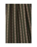 Lena – Black Cotton Dirndl with Olive Green Patterned Apron - Image 4