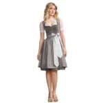 Slate Grey & Silver Dirndl