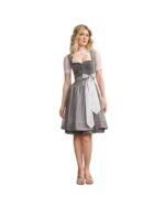 Slate Grey & Silver Dirndl