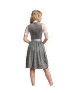 Amara – Slate Grey & Silver Dirndl - Image 4