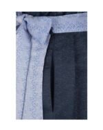 Simone – Midnight Blue Jacquard Dirndl with Lavender Apron - Image 4