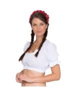 Greta – Alpine White Puff-Sleeve Dirndl Blouse
