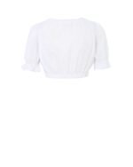 Greta – Alpine White Puff-Sleeve Dirndl Blouse - Image 4
