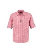 Regensburg Red Gingham Trachten Shirt – Bavarian Festival Shirt